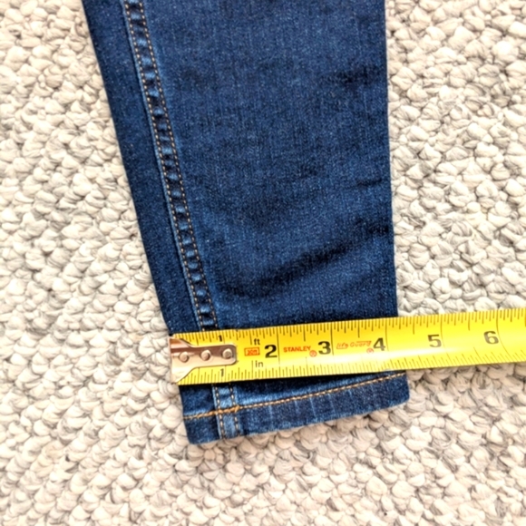 NWT SPANX Women's (Size Tall Small) Midnight Shade Blue Skinny Denim Jeans - Picture 11 of 15